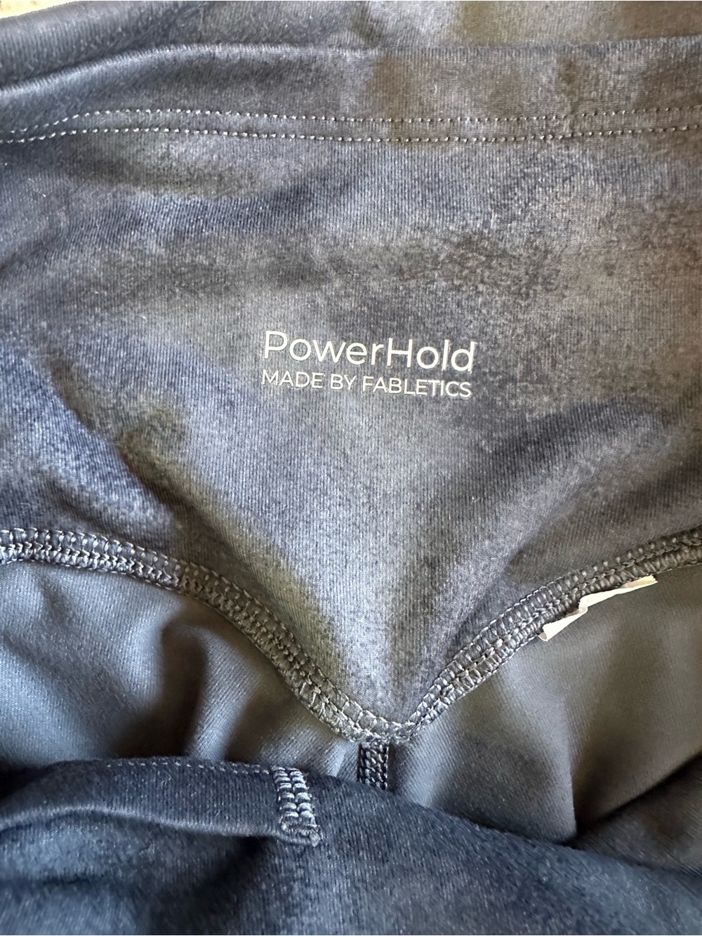 Fabletics Boost PowerHold High Waisted 7/8 Leggings Onyx Smudge M - Picture 6 of 6